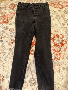 Old Navy Women's Washed Black High-Rise Skinny Jeans
